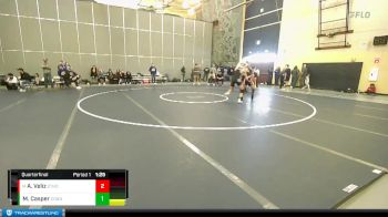 157 lbs Quarterfinal - Abrehin Veliz, Othello vs Marcus Casper, Connell