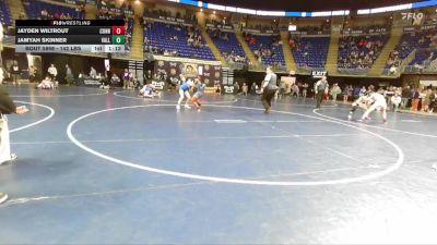 142 lbs 5th Place - Jayden Wiltrout, Connellsville vs JaMyah Skinner, Valley
