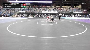 113 lbs Champ. Round 1 - Jacob Bonebrake, Tecumseh-Shawnee Heights HS vs Tyler Ven, Andover Central HS