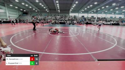 75 lbs Rr Rnd 1 - Max Hanselman, Grain House Wrestling Club vs Lucas Ruppenthal, Patriot USA Wrestling Club