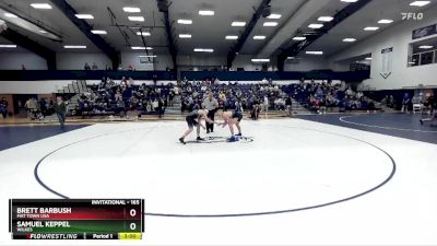 165 lbs Quarterfinal - Samuel Keppel, Wilkes vs Brett Barbush, Mat Town USA