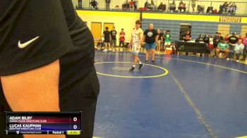 126 lbs 1st Place Match - Adam Bilby, Kanza FS/GR Wrestling Club vs Lucas Kaufman, Newton Wrestling Club