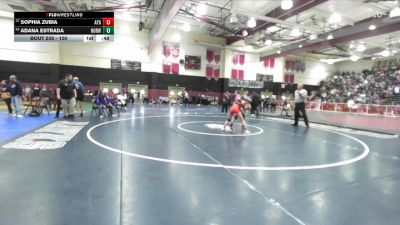 100 lbs Cons. Round 3 - Sophia Zubia, Ayala vs Adana Estrada, Norwalk