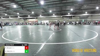 115 lbs Consi Of 16 #1 - Noah Brown, FIGHTCLUB vs BREIDYN RALLS, ACES WRESTLING ACADEMY