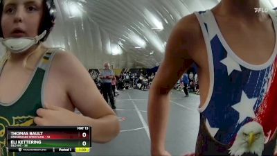 100 lbs Round 5 (6 Team) - Jace Tierce, Crossroads Wrestling vs Wyatt Pangrazzi, Silo WC