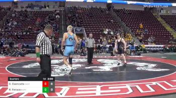 182 lbs Quarterfinal - Dane Csencsits, Saucon Valley Hs vs Richard Feroce, Burrell Hs