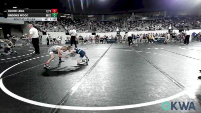 52 lbs Final - Kayde Legg, Keystone Kids Wrestling Club vs Brooks Wood, Husky WC