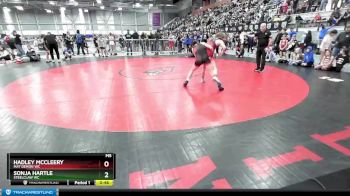 102 lbs Semifinal - Sonja Hartle, Steelclaw WC vs Hadley McCleery, Mat Demon WC