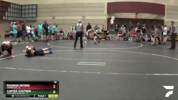 85 lbs Quarterfinals (8 Team) - Phoenix Peters, Foxfire WC vs Carter Kantner, Team Gotcha Black