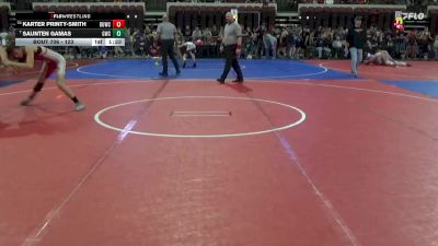 123 lbs Champ. Round 1 - Saunten Gamas, Glasgow Wrestling Club vs Karter Printy-Smith, Conrad Wrestling Club