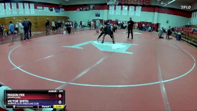 175 lbs 1st Place Match - Mason Fee, Unaffiliated vs Victor Smith, Warrior Elite Wrestling Club