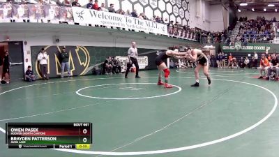 144 lbs Cons. Round 5 - Brayden Patterson, Avon Lake vs Owen Pasek, Hoover (North Canton)