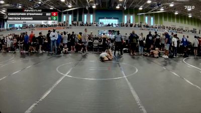 88 lbs Round 1 (10 Team) - Christopher Stsiapanau, Roundtree WA vs Treyson Denning, Full Circle