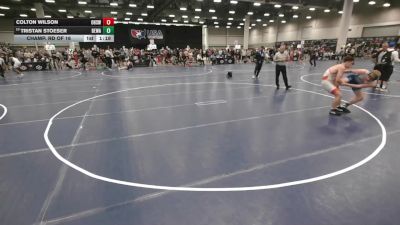 144 lbs Champ. Rd Of 16 - Colton Wilson, Ozark High School Wrestling vs Tristan Stoeser, Berge Elite Wrestling Academy