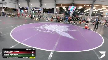 86 lbs Cons. Semi - Sebastian Clark, 3F Wrestling vs Aiven Martinez, Maverick Elite Wrestling Club