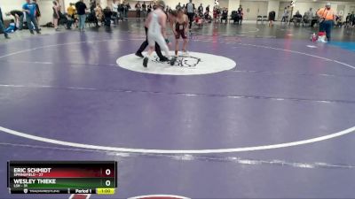 115 lbs Semis (4 Team) - Wesley Thieke, LSH vs Eric Schmidt, Springfield