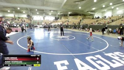 60 lbs Champ. Round 1 - Avery Rodriguez, Buckhorn Youth Wrestling Club vs Luke Griggs, Wildcats Wrestling