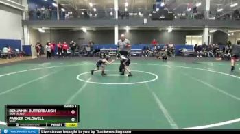 45 lbs Round 3 - Benjamin Butterbaugh, Unattached vs Parker Caldwell, WSW1