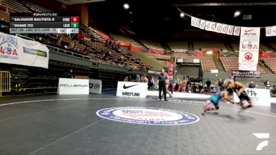 Cadet Boys Lower - 120 lbs Cons. Round 6 - Shane Ito, La Costa Canyon High School Wrestling vs Salvador Bautista II, Coachella Valley Wrestling Club