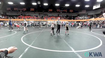 55 lbs 3rd Place - Steel Fife, Tecumseh Youth Wrestling vs Jackson Kreamer, Murray County Takedown Club