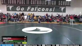 106 lbs Championship Bracket - Adrian Waugh, New Hope HS vs Kiyan Simon, Huntsville