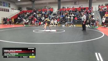 120 lbs Semifinal - Olivia Primrose, Vinton-Shellsburg vs Emma Descourouez, Clear Creek-Amana