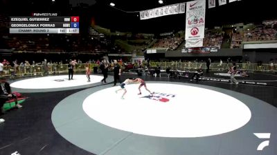 67 lbs Champ. Round 2 - Ezequiel Gutierrez, Red Wave Wrestling vs GeorgeLomax Porras, Neutral Grounds Wrestling Club
