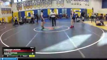 145 lbs Cons. Semi - Christian Jackson, St Augustine vs Barak Matviak, Timber Creek