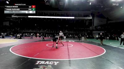 135 lbs Cons. Round 3 - Paige Fletcher, Ponderosa vs Thalia Rosas, Lincoln (Stockton)