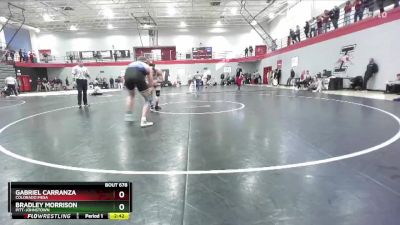 197 lbs Cons. Round 5 - Bradley Morrison, Pitt-Johnstown vs Gabriel Carranza, Colorado Mesa