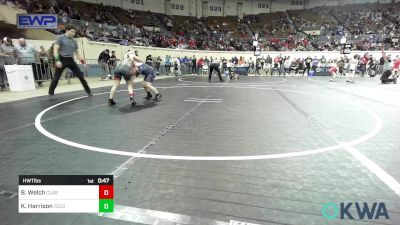 Quarterfinal - Blazyn Welch, Claremore Wrestling Club vs Kash Harrison, Tecumseh Youth Wrestling