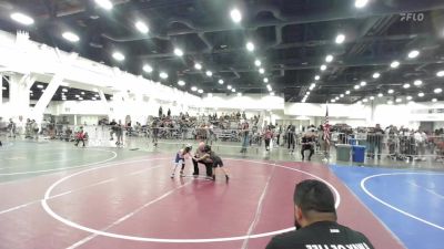 40 lbs Consi Of 8 #2 - Carson Morrow, Mat Demon WC vs Ella Beck, Top Rank