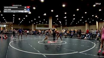 130 lbs Round 2 (8 Team) - Zoe Vore, Alabama Elite Gold vs Havah Standridge, Alabama Elite Red