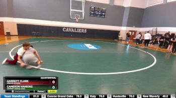 120 lbs Quarterfinal - Garrett Clark, Kinkaid School vs Cameron Hankins, Conroe Grand Oaks