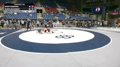 138 lbs Cons. Sub-rd Of 64 - Wyatt Sandoval, Wisconsin vs Elisha Blackmon, Colorado