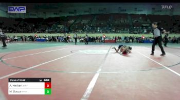 101 lbs Consi Of 16 #2 - Aleyda Herbert, Hinton Comets vs Myleigh Souza, Southmoore SaberCats Wrestling