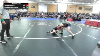 114 lbs Round Of 16 - Adrie Reeves, Goffstown vs Danika Levasseur, Mt. Ararat-Brunswick