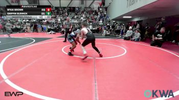 110 lbs Quarterfinal - M'Kai Brown, Pitbull Wrestling Academy vs Griffin Elswick, Collinsville Cardinal Youth Wrestling