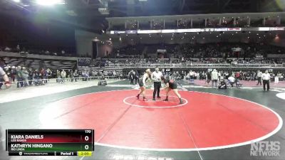 170 lbs Semifinal - Kathryn Hingano, Rio Linda vs Kiara Daniels, Los Banos