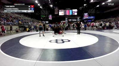 126 lbs Champ. Rd Of 32 - Van Smith, OK vs Kaiden Powell, KS