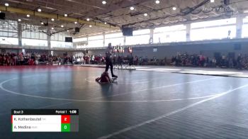 50 lbs Round 1 (6 Team) - Annabelle Medina, Beast Mode Green vs Kinsley Kothenbeutel, Team Minnesota