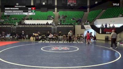 167 lbs Semifinals (8 Team) - Kohwen Kirkpatrick, Daphne vs Owen Wilbanks, Vestavia Hills