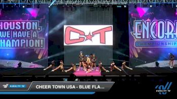 Cheer Town USA - Blue Flames [2019 Youth - D2 - Small 2 Day 1] 2019 Encore Championships Houston D1 D2
