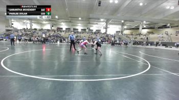 160 lbs 3rd Place Match - Paislee Dolan, Sumner Co Wrestling Club vs Samantha McKendry, Bartlett Wrestling Club