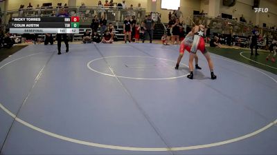 120 lbs Semifinal - Ricky Torres, Richmond Wrestling Academy vs Colin Austin, Texas Select Wrestling