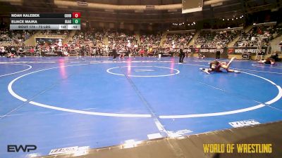 73 lbs Consi Of 8 #1 - Noah Kalebek, Cordoba Trained vs Eliace Majka, Black Fox Wrestling Academy