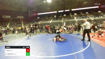 102 lbs Quarterfinal - Forest Dull, Mattime vs Caylen Hedrick, Fergus Wrestling Club
