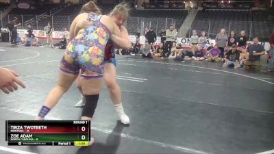W 200 lbs Round 1 (4 Team) - Tirza Twoteeth, Montana vs Zoe Adam, North Carolina