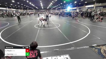 83 lbs Round Of 16 - Xander Poulin, Dominate WC vs Jackson Sanchez, Hawkeye WC