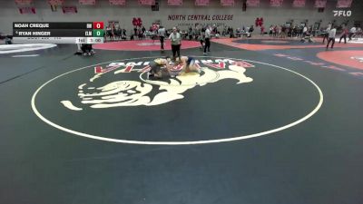 149 lbs Champ. Round 2 - Noah Creque, Baldwin Wallace vs Ryan Hinger, Elmhurst University